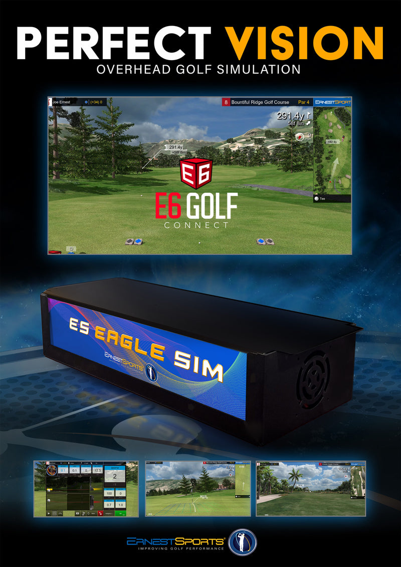 Ernest Sports Eagle Sim – Overhead Simulation Launch Monitor