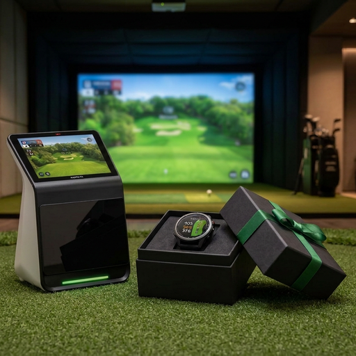 Garmin Approach R50 Launch Monitor with Garmin Approach S44 GPS Golf Watch