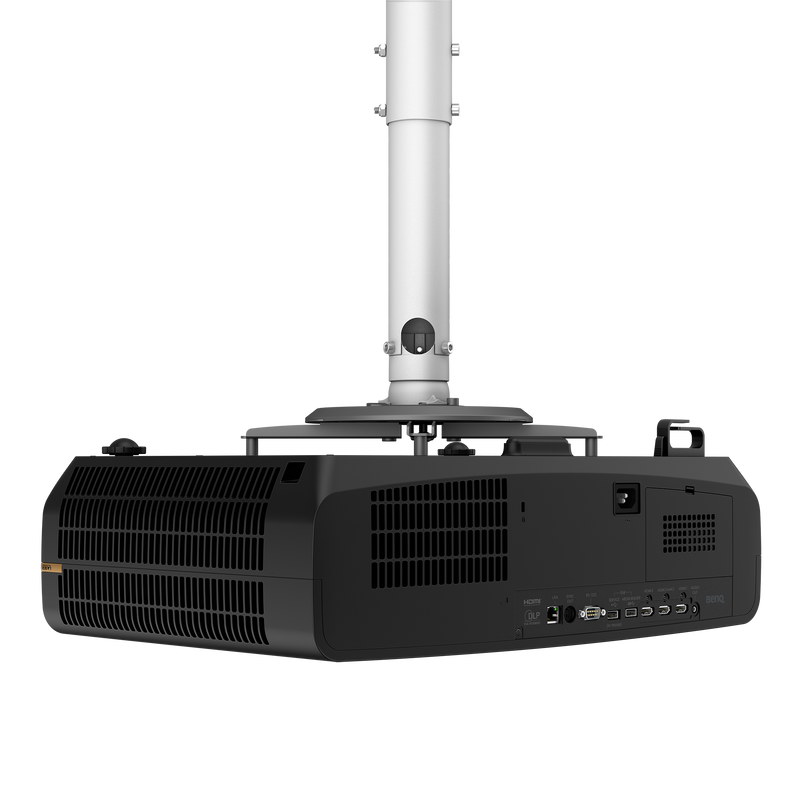 BenQ AK900ST golf simulator projector, rear angle view