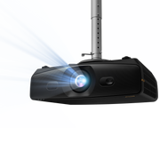 BenQ AK900ST golf simulator projector lens, front left view