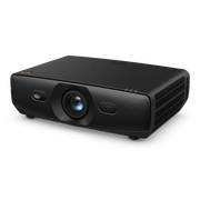 BenQ AK900ST golf simulator projector, front left angle view