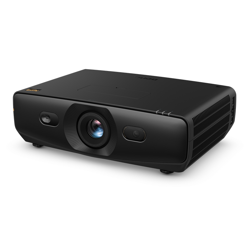 BenQ AK900ST golf simulator projector, front left angle view