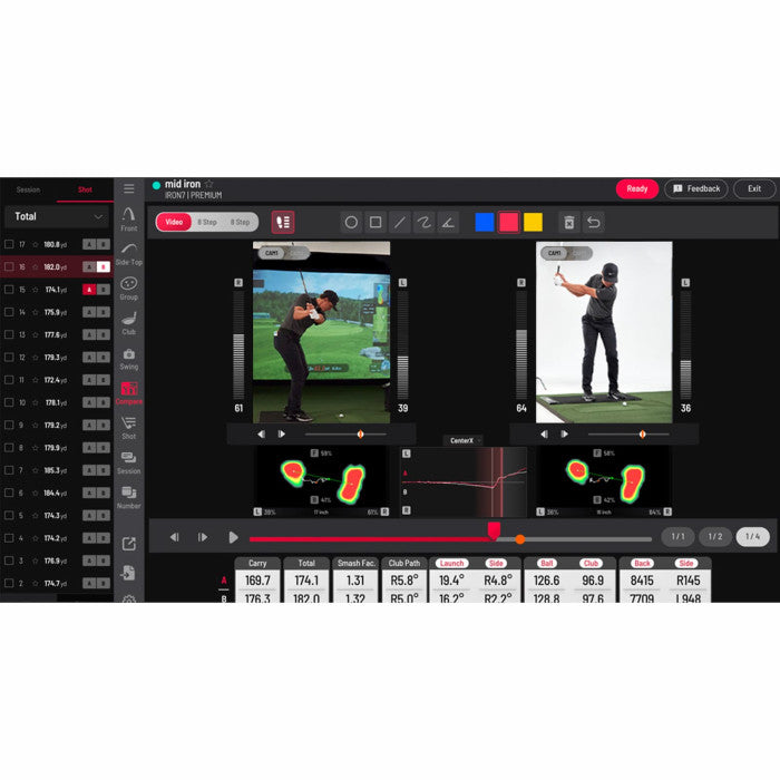 Carl´s Performance Optix Package (Swing Optix Cameras + Balance Optix Mat)