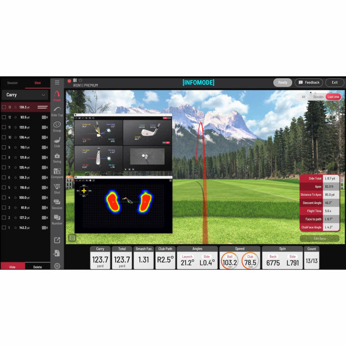 Carl´s Performance Optix Package (Swing Optix Cameras + Balance Optix Mat)