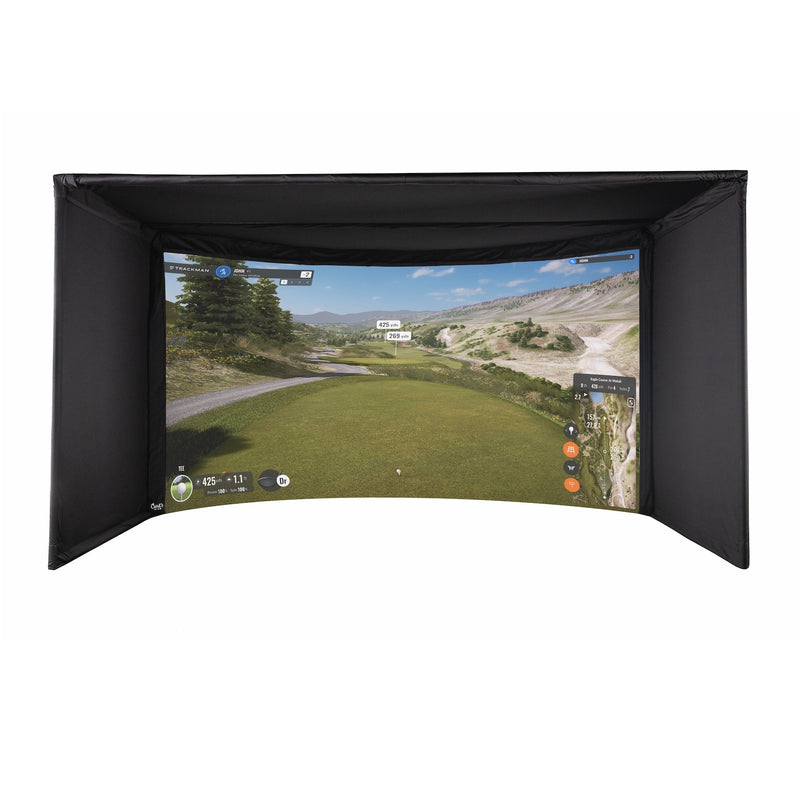 Carl´s Curved Golf Simulator Enclosure Kit with Impact Screen