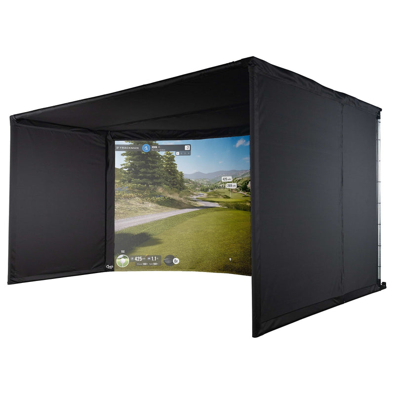 Carl´s Curved Golf Simulator Enclosure Kit with Impact Screen