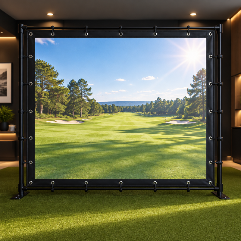 Carl's Place Golf Simulator Impact Screen