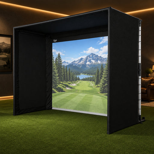 Carl's Pro Golf Simulator Enclosure Kit with Impact Screen